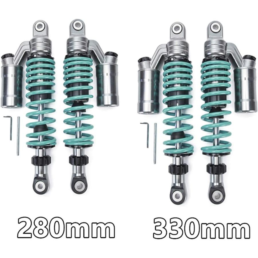【並行輸入品】TOPOU Spring Assemblies Motorcycle Suspension Strut 280mm/330mm ...