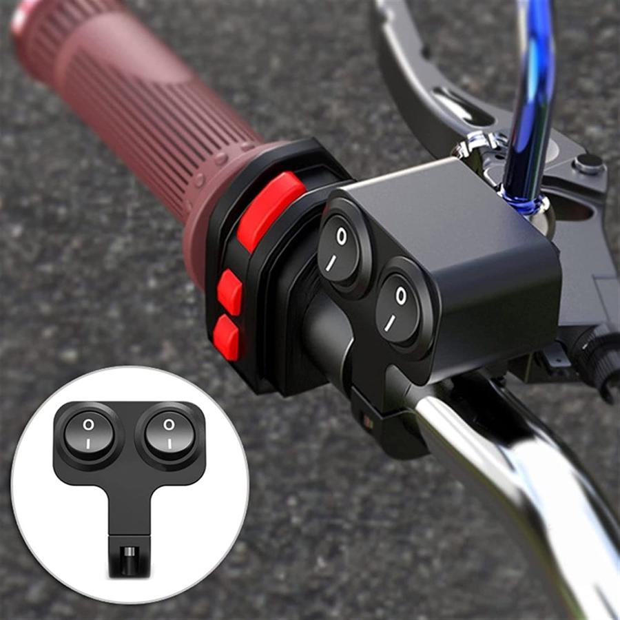 【並行輸入品】Handlebar Switches 1pc 12V 7/8inch Handlebar Control Switch Motorcy_2