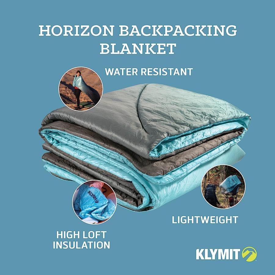 Klymit Horizon Packable Camping Blanket and Comforter  Blue/Black　並行輸入品｜dep-dreamfactory｜02