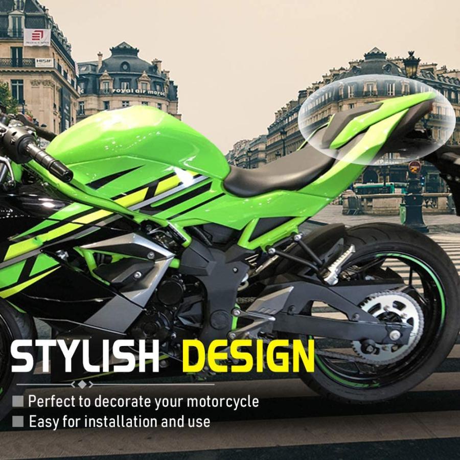 【並行輸入品】XUEFURONG Motorcycle Rear Pillion Passenger Hard Solo Seat Cowl Coveの画像