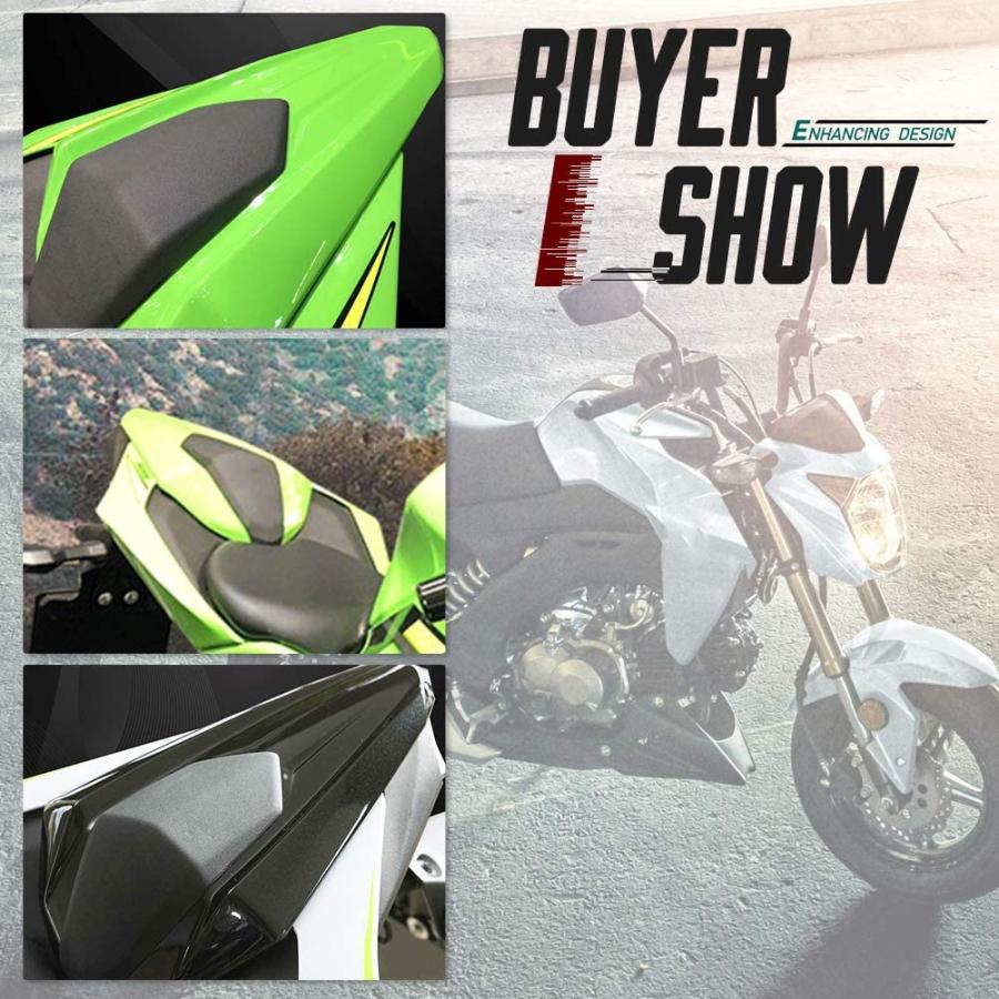 【並行輸入品】XUEFURONG Motorcycle Rear Pillion Passenger Hard Solo Seat Cowl Coveの画像