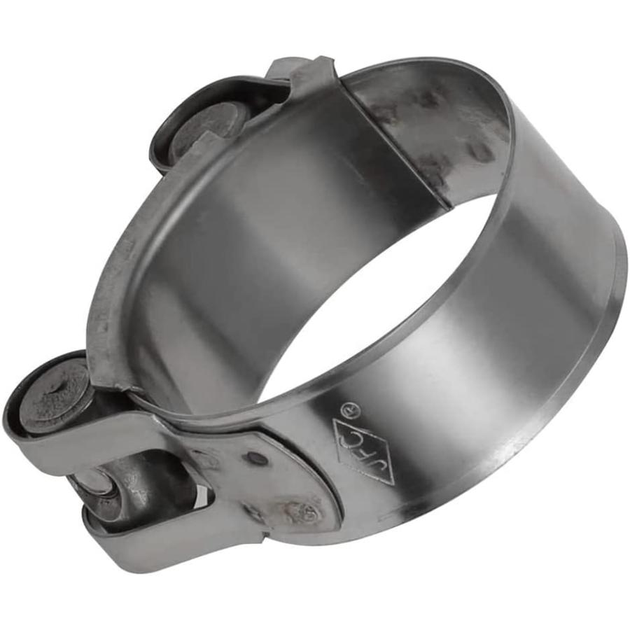 【並行輸入品】Riloer Motorcycle Middle Link Pipe 51mm Stainless Steel Slip On Exhaの画像