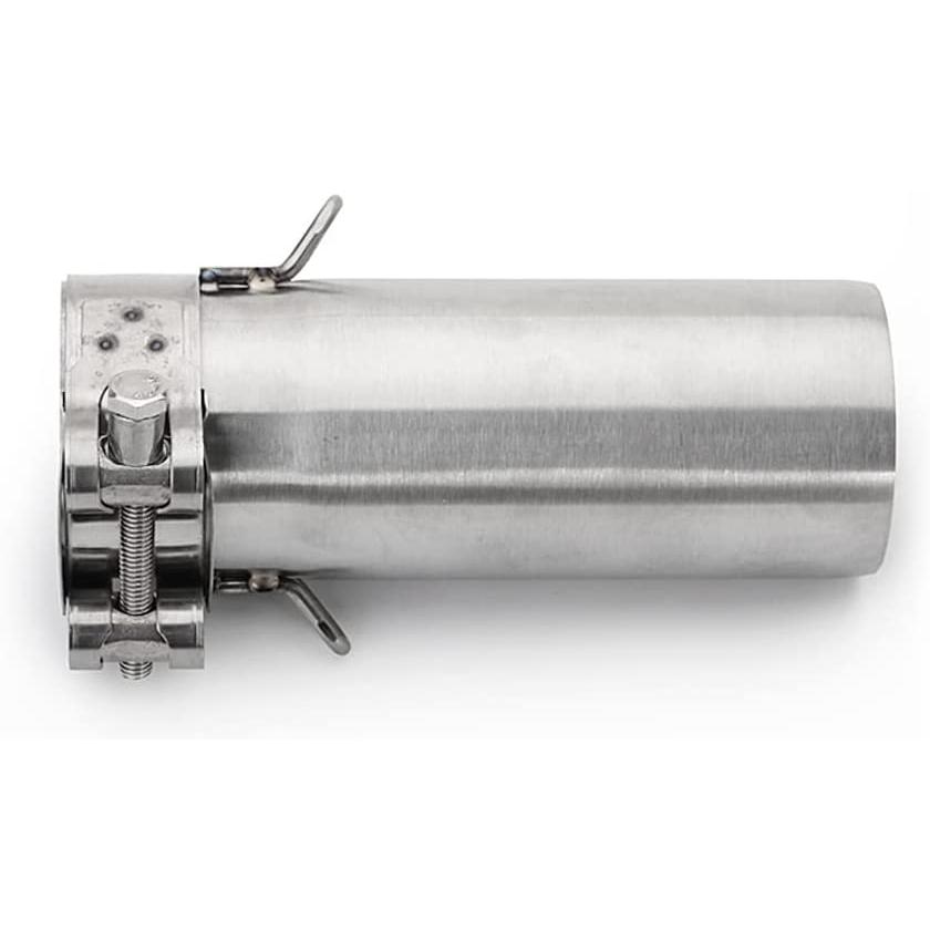 【並行輸入品】Riloer Motorcycle Middle Link Pipe 51mm Stainless Steel Slip On Exhaの画像