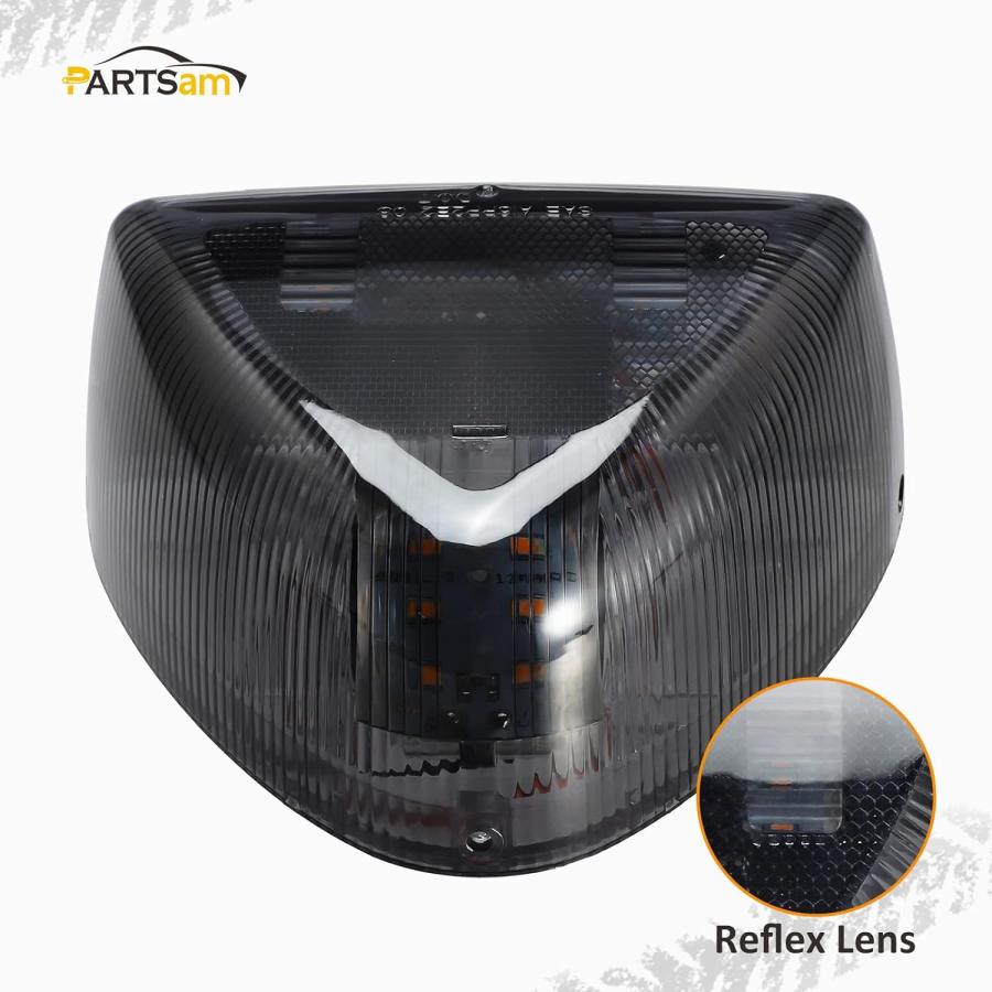 並行輸入品】Partsam アンバー 31LED ヘッドライト スモークレンズ