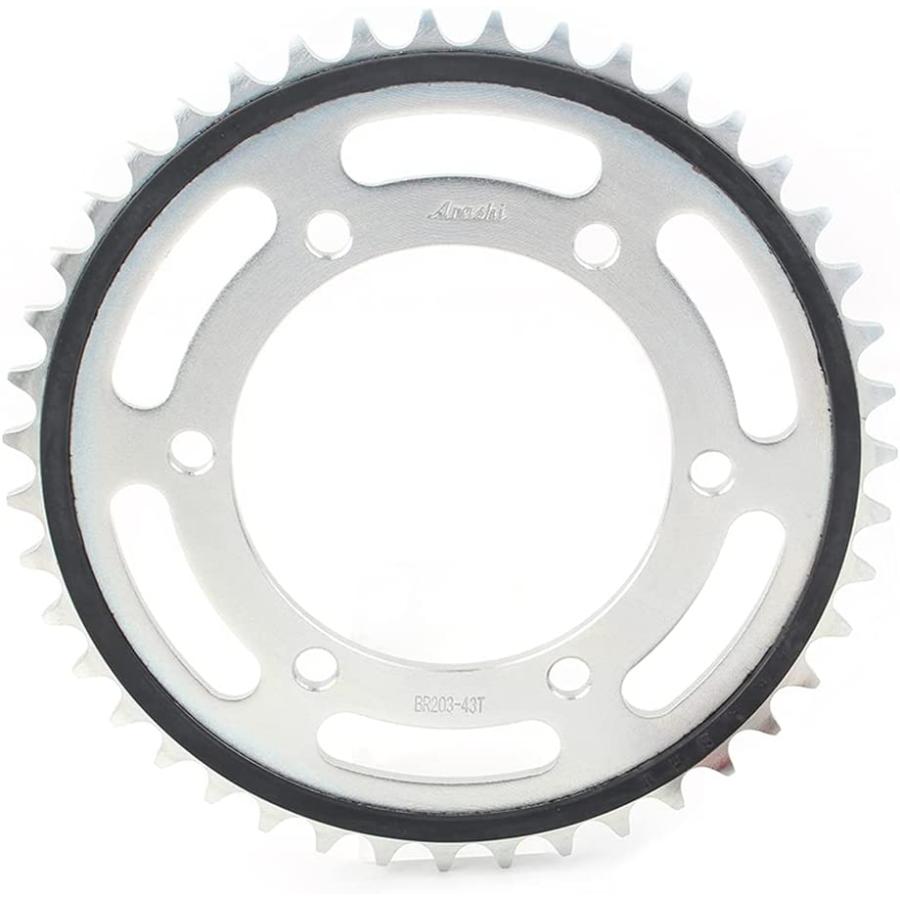 【並行輸入品】GZYF Motorcycle 43 Teeth Rear Drive Chain Sprocket Replacement Compa_2