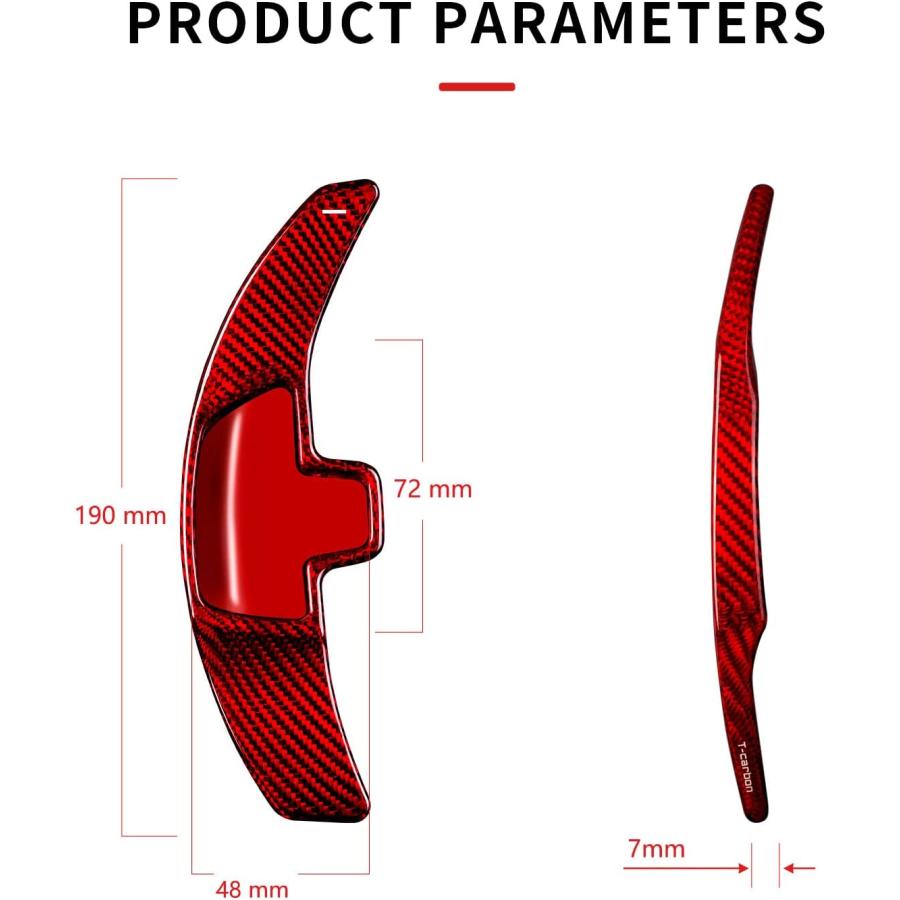 並行輸入品】T-carbon レクサス パドルシフトカバー シフト パドル 
