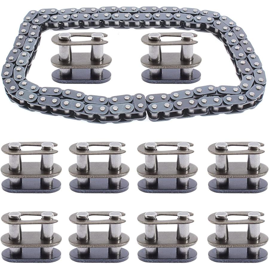 【並行輸入品】LIYYDS T8F Heavy Duty Drive 116 Chain + 10Pcs Master links 43cc 47cc_1