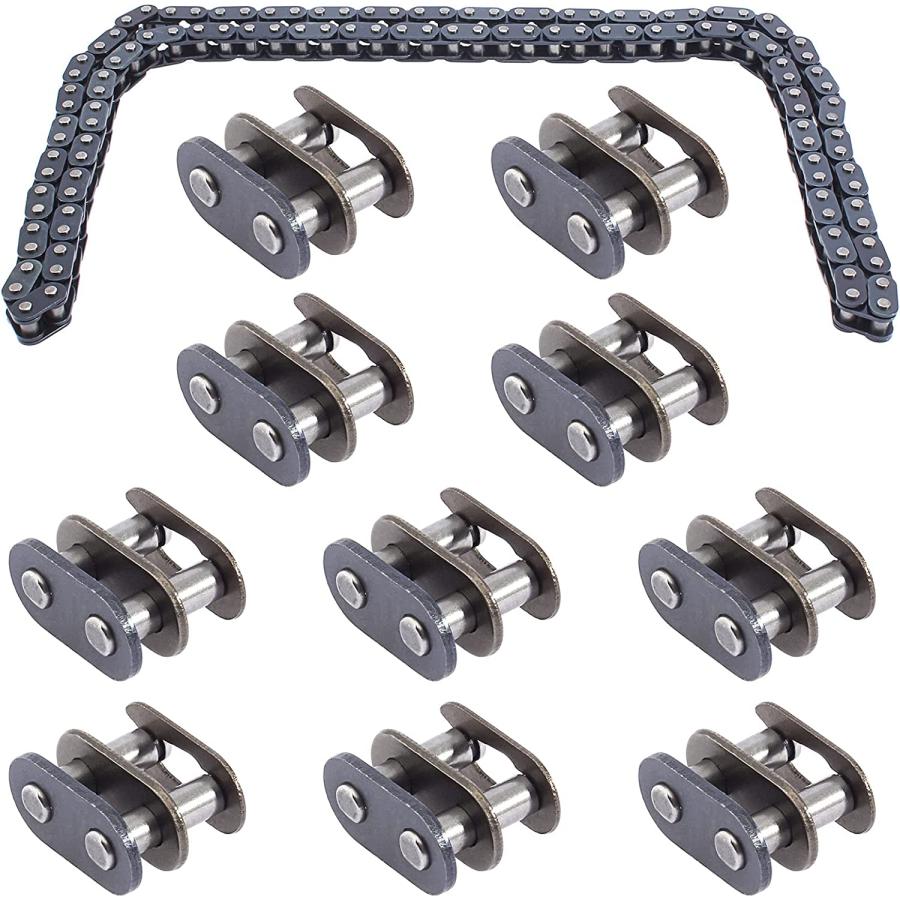 【並行輸入品】LIYYDS T8F Heavy Duty Drive 116 Chain + 10Pcs Master links 43cc 47cc_3