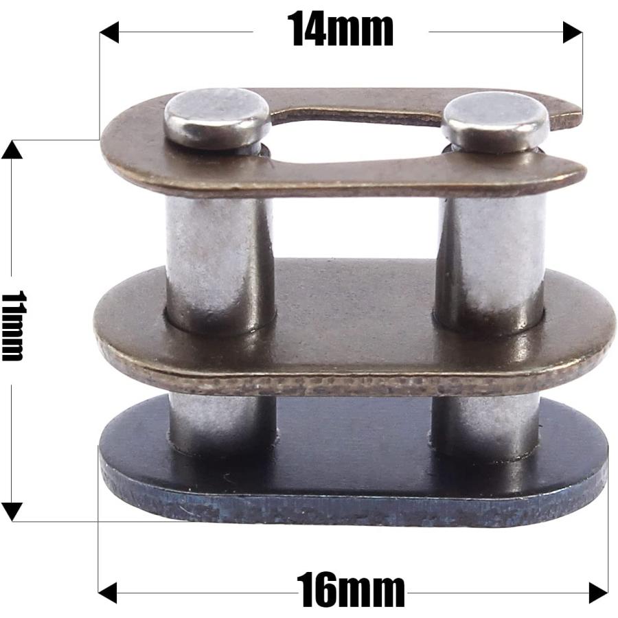 【並行輸入品】LIYYDS T8F Heavy Duty Drive 116 Chain + 10Pcs Master links 43cc 47cc_4