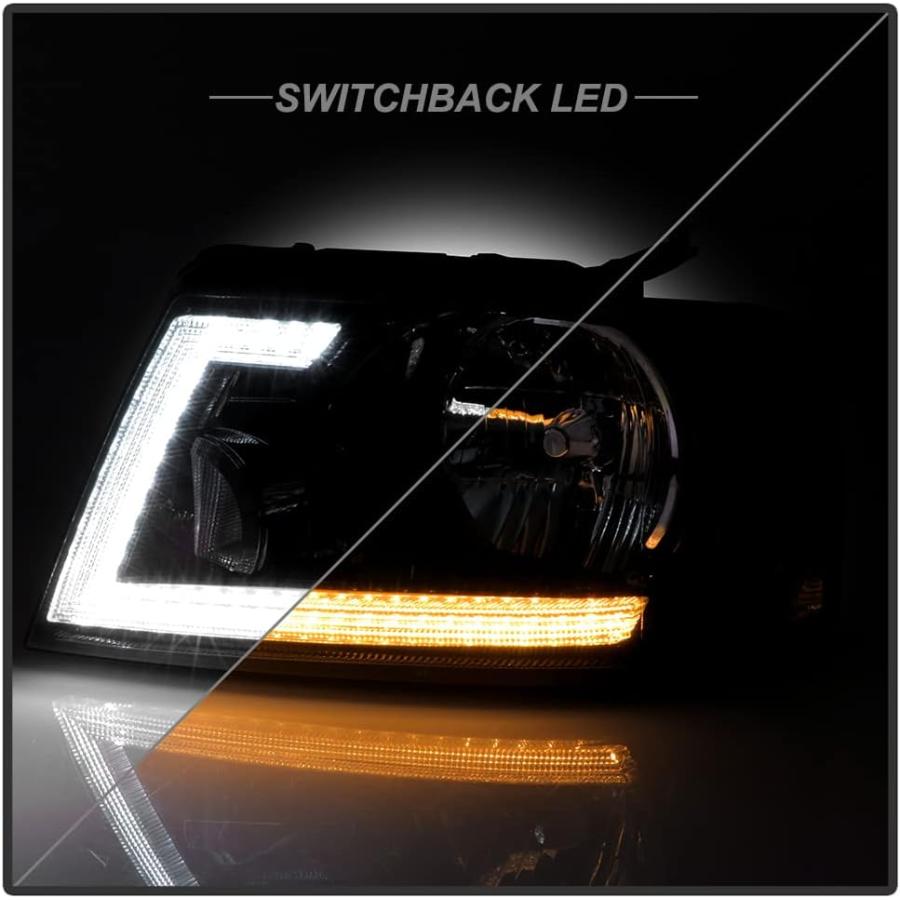 【並行輸入品】ACANII - 2004-2008 フォード F150 06-08 リンカーン マーク LT ブラック LED チューブ スイッチバッ_5