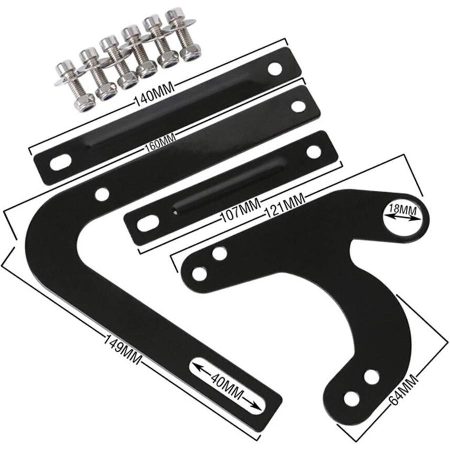 【並行輸入品】MKIOPNM Motorcycle Fender Universal Modification Accessories Road Mu_5