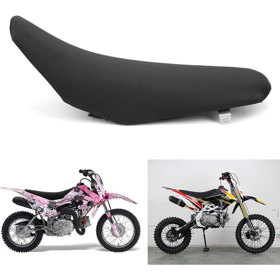 【並行輸入品】ダートバイクシート グリッパートールシートアセンブリ オートバイシートアセンブリ サドルクッション ブラック CRF110 CRF110の画像