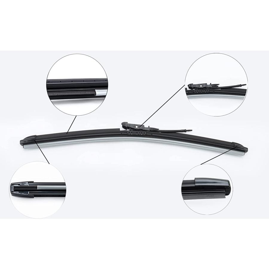 ADP Windshield Wipers Blades 18inch+28inch Compatible with Tesla Model X Wi HFAYB09MQ3GFJVK
