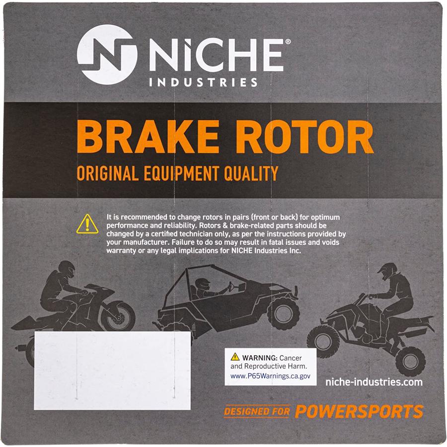 【並行輸入品】NICHE Front Brake Rotor For 1985-2016 Honda Rebel 250 45251-KR3-000_1
