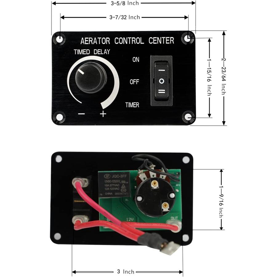 【並行輸入品】Livewell タイマースイッチ ボートエアレータタイマパネル可変 12ボルト 10 A　_6