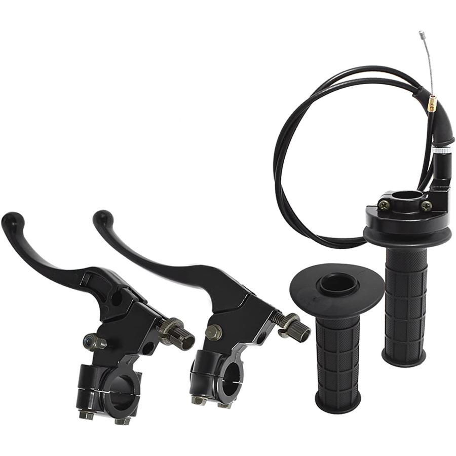 LABLT 7/8 Twist Handlebar Grip Throttle Cable Clamp Left Right Clutch