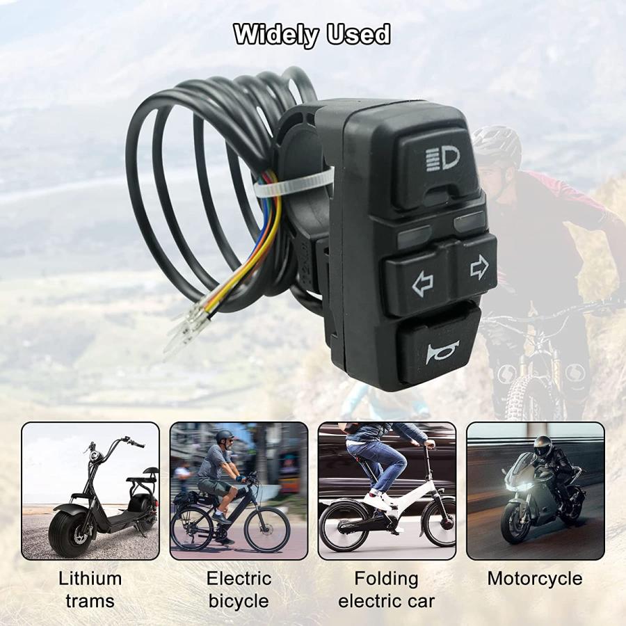 【並行輸入品】Motorcycle Head Light Turn Signal Switch Motorcycle Headlights Hornの画像