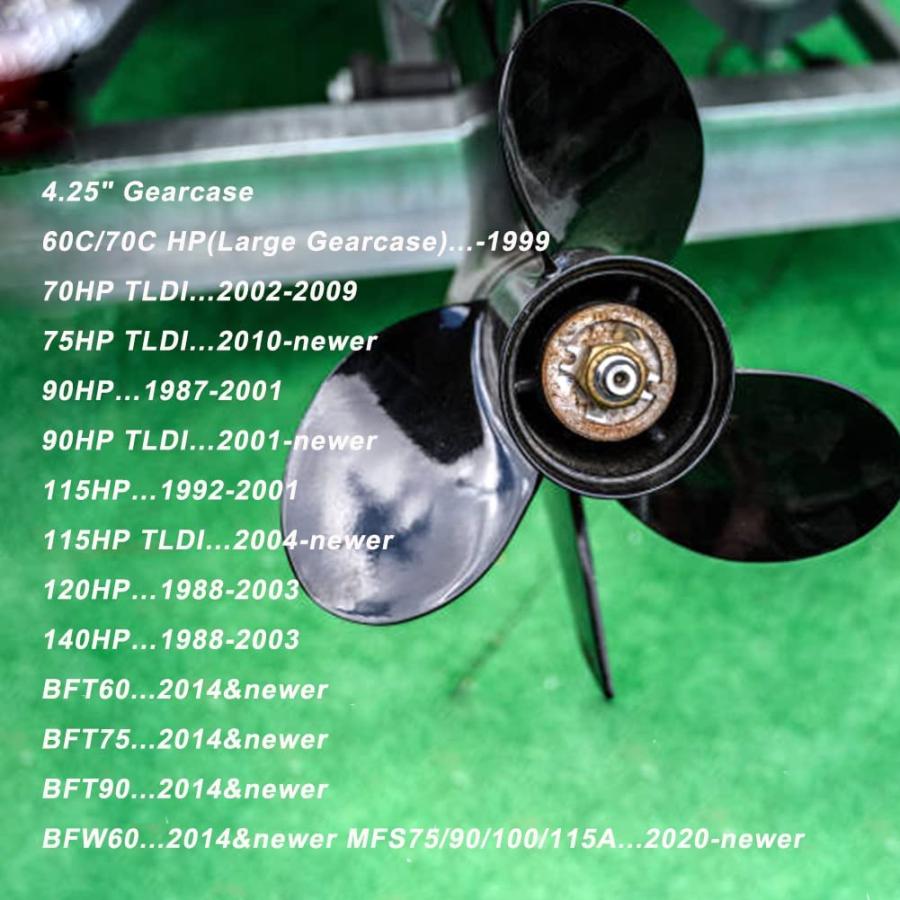 【並行輸入品】Boatman Aluminum Outboard Boat Propeller fit Tohatsu Engines 60-140Hの画像