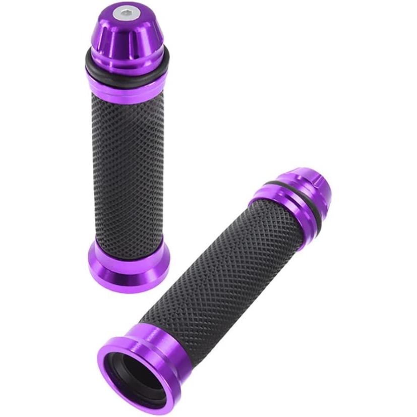 Purple 22mm 24mm Handl Throttle Hand Grips For PIT PRO Trail Dirt