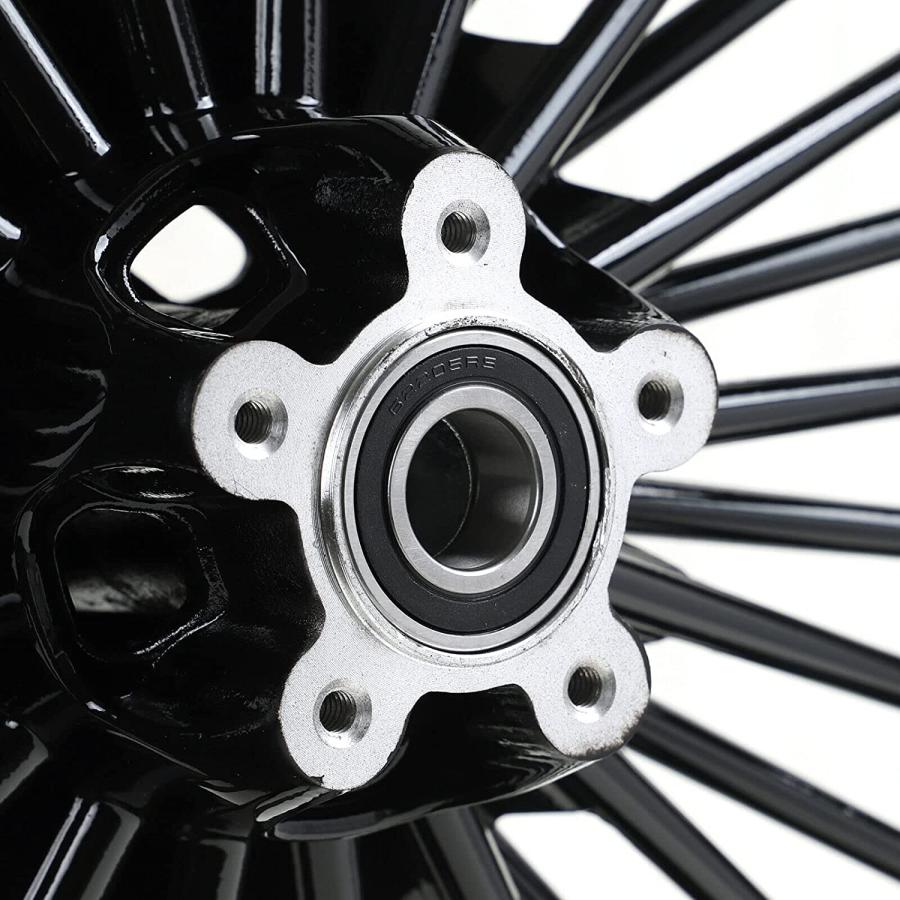 【並行輸入品】TARAZON 21X3.5 18X5.5 Fat Spoke Wheels Rims w/Spacers Set for ...