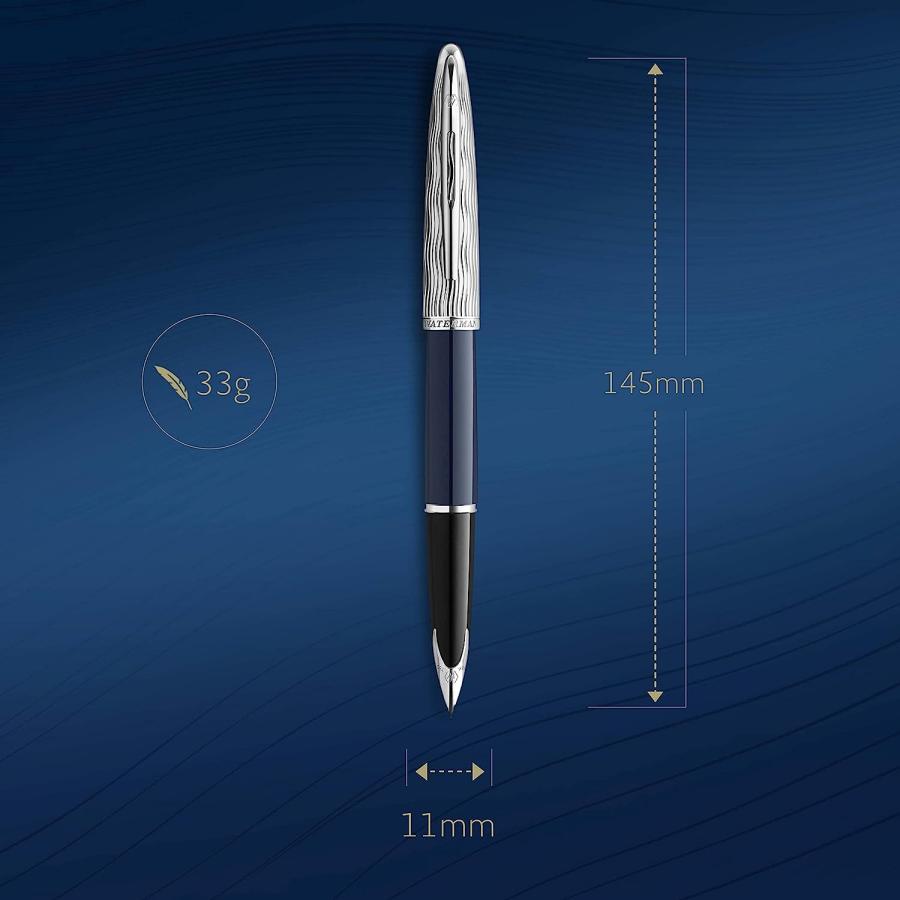 並行輸入品】Waterman ウォーターマン 公式 カレン・デラックス ブルー