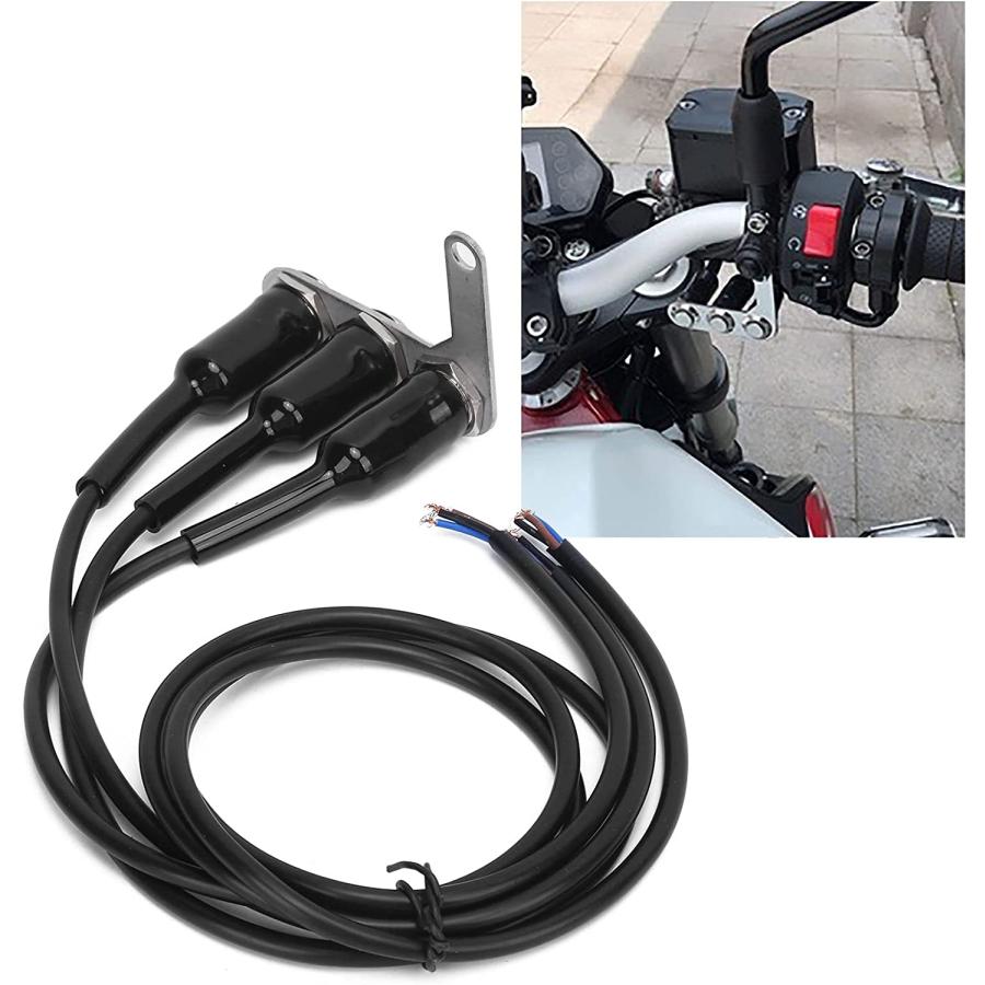 【並行輸入品】12V Stainless Steel + Metal Motorcycle Handlebar Switch  Motorcycleの画像