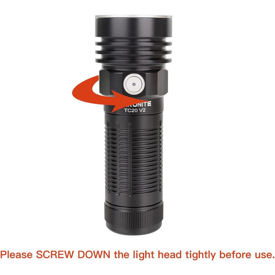並行輸入品】ThruNite TC20 V2 Handheld Flashlight High 4068 Lumen