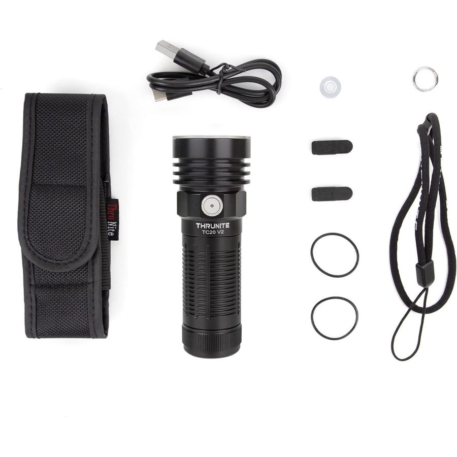 並行輸入品】ThruNite TC20 V2 Handheld Flashlight High 4068 Lumen