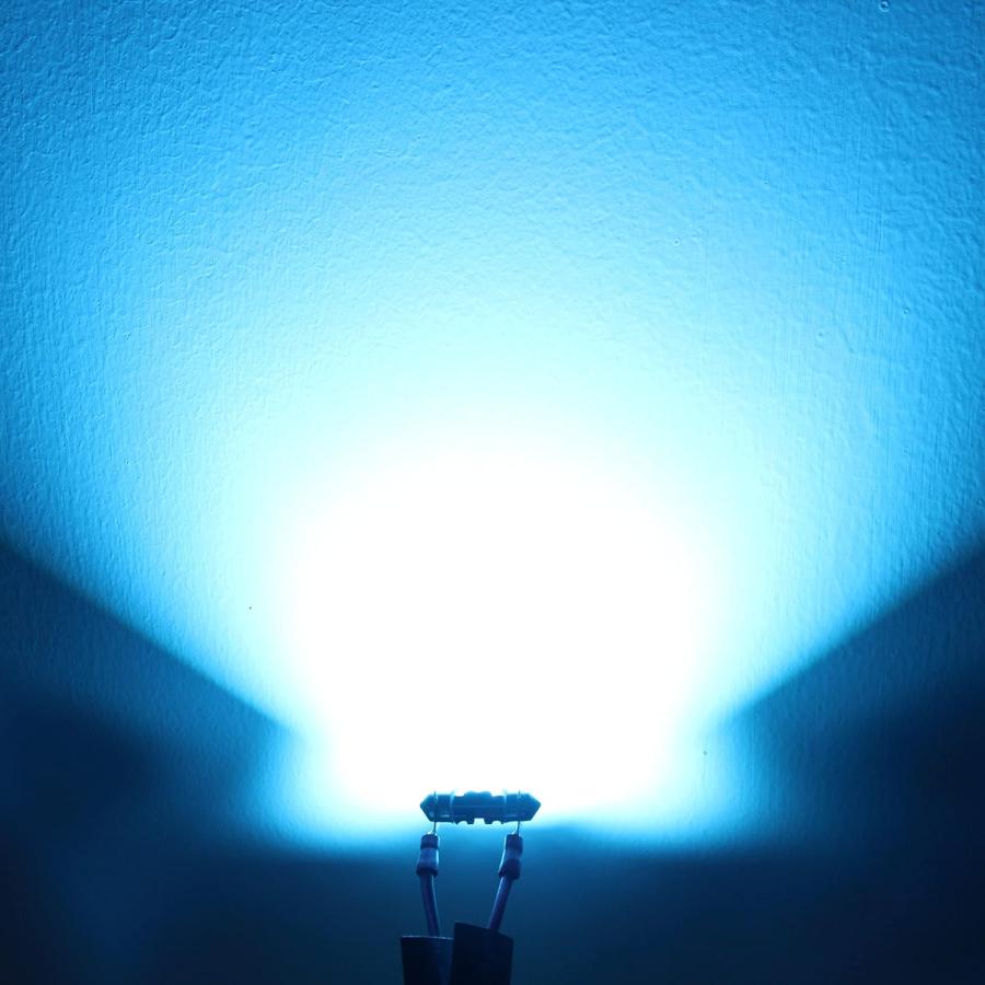 週末セール開催 Alla Lighting 41mm 578 211-2 LED電球 CAN-BUS Festoon 8000K アイスブルー インテリアマップ ドーム トランク ドアライト 超高輝度 12V 212-2 6413 6429