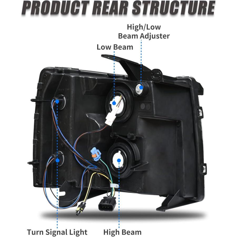 並行輸入品】ADCARLIGHTS 2007-2014 シルバラード LED チューブ