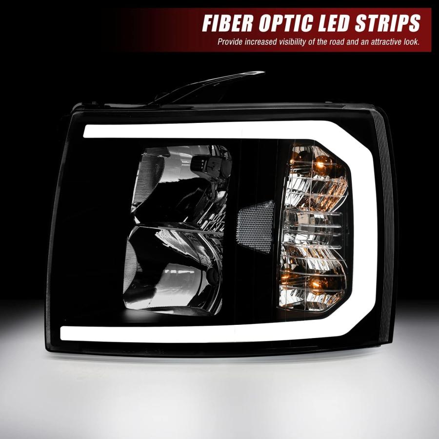 並行輸入品】ADCARLIGHTS 2007-2014 シルバラード LED チューブ