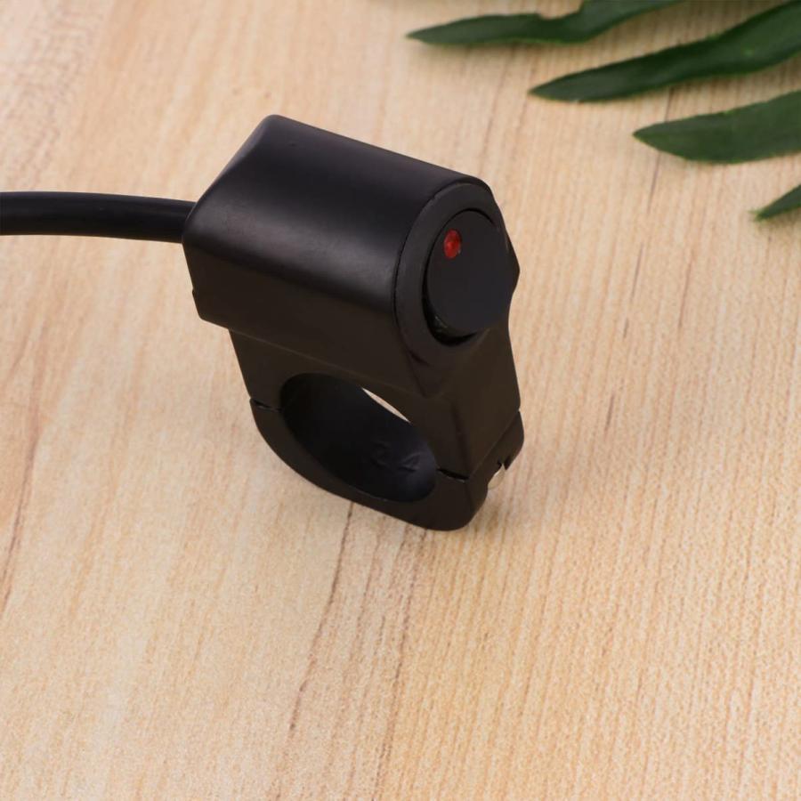 【並行輸入品】VICASKY Switches 12V 25mm Motorcycle Handlebar Headlight Switch Handの画像