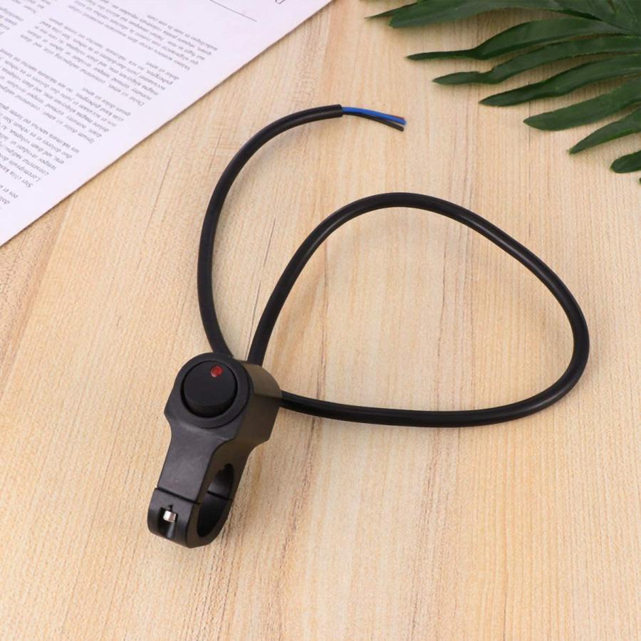 【並行輸入品】VICASKY Switches 12V 25mm Motorcycle Handlebar Headlight Switch Handの画像