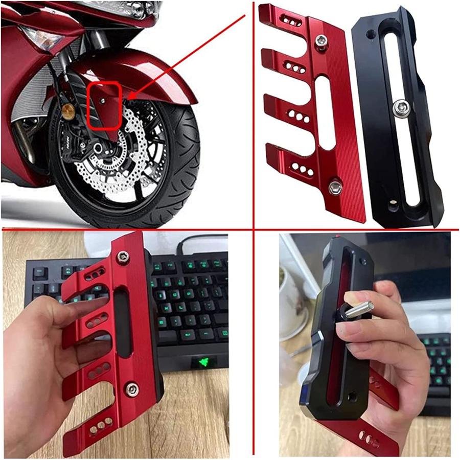 【並行輸入品】LHSM Motorcycle Frames Motorcycle Mudguard Front Fork Protector Guar_3