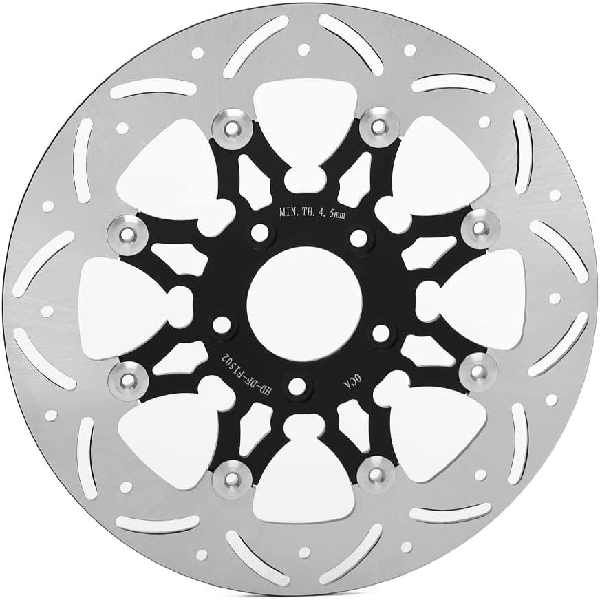 【並行輸入品】TARAZON Floating 11.5inch Front Rear Brake Discs Rotors Pads for Har_2