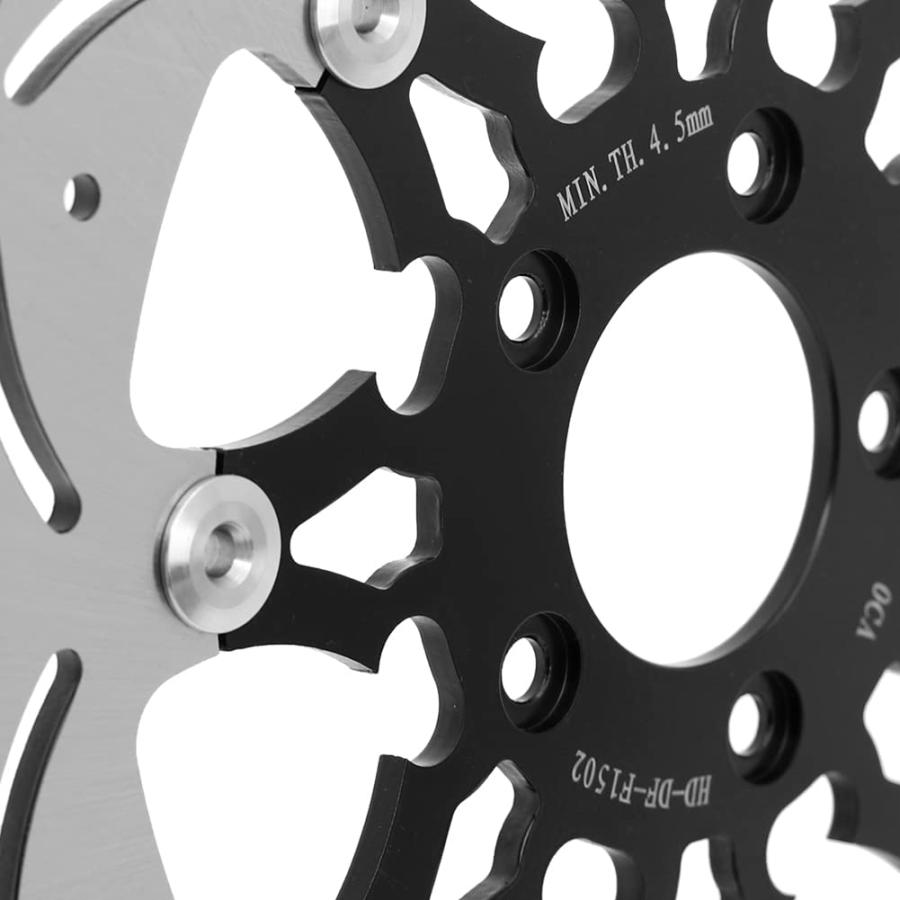 【並行輸入品】TARAZON Floating 11.5inch Front Rear Brake Discs Rotors Pads for Har_6