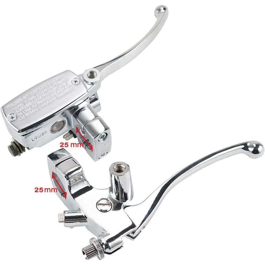 【並行輸入品】25mm Motorcycle Hydraulic Brake Master Cylinder Clutch Lever Gear Pl