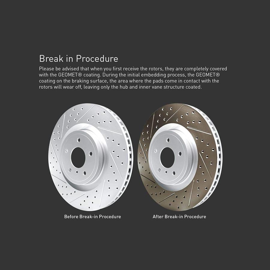 【並行輸入品】R1 Concepts Front Brakes and Rotors Kit |Front Brake Pads| Brake Rot_3