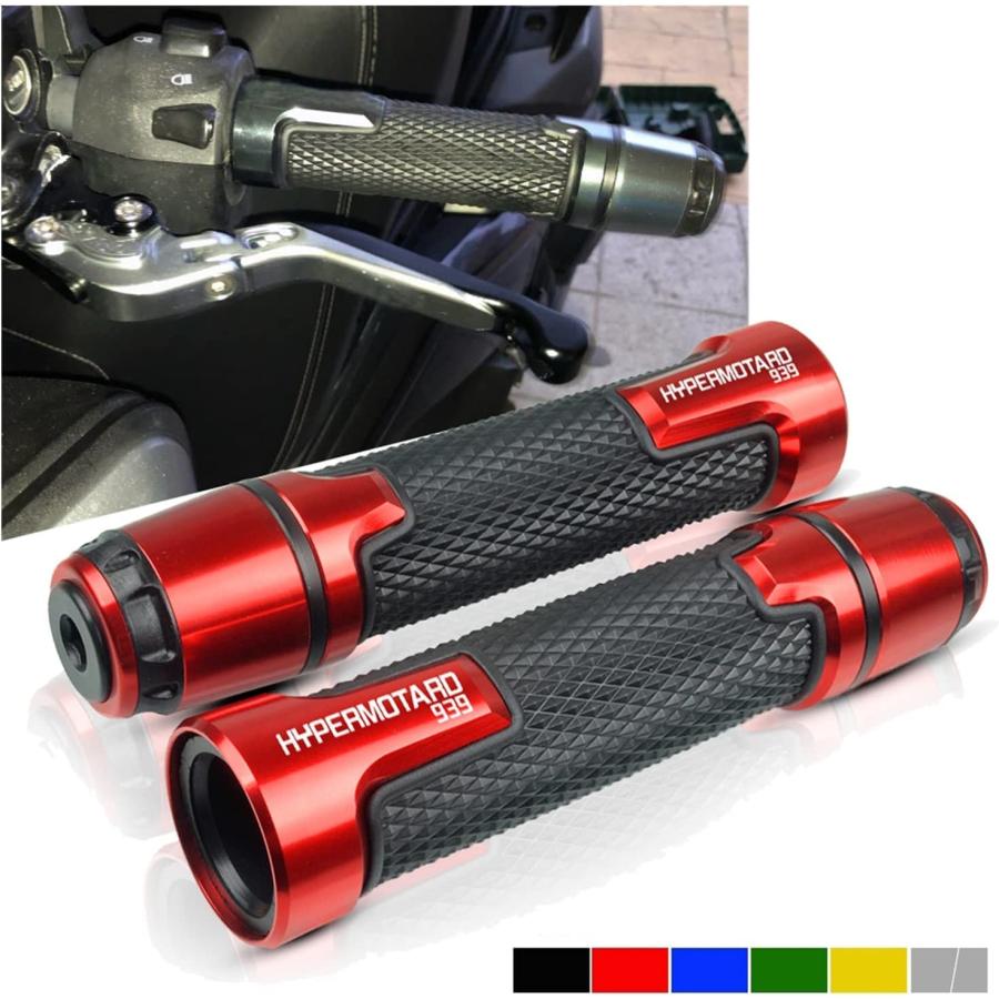 最終値下げ品 MASHUAI Non Slip 7/8inch 22mm for Ducati Hypermotard939/SP Super Sport 939 Strada 2016 Boutique Motorcycle Handlebar Grips Throttle Handle Pillow G