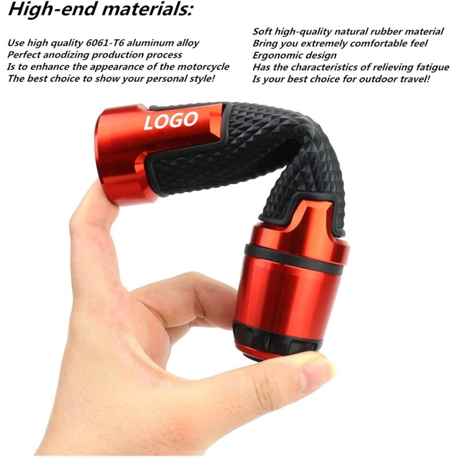 【並行輸入品】MASHUAI Non Slip for 7/8inch Motorcycle Handle Bar Bike Bicycle 7/8“の画像