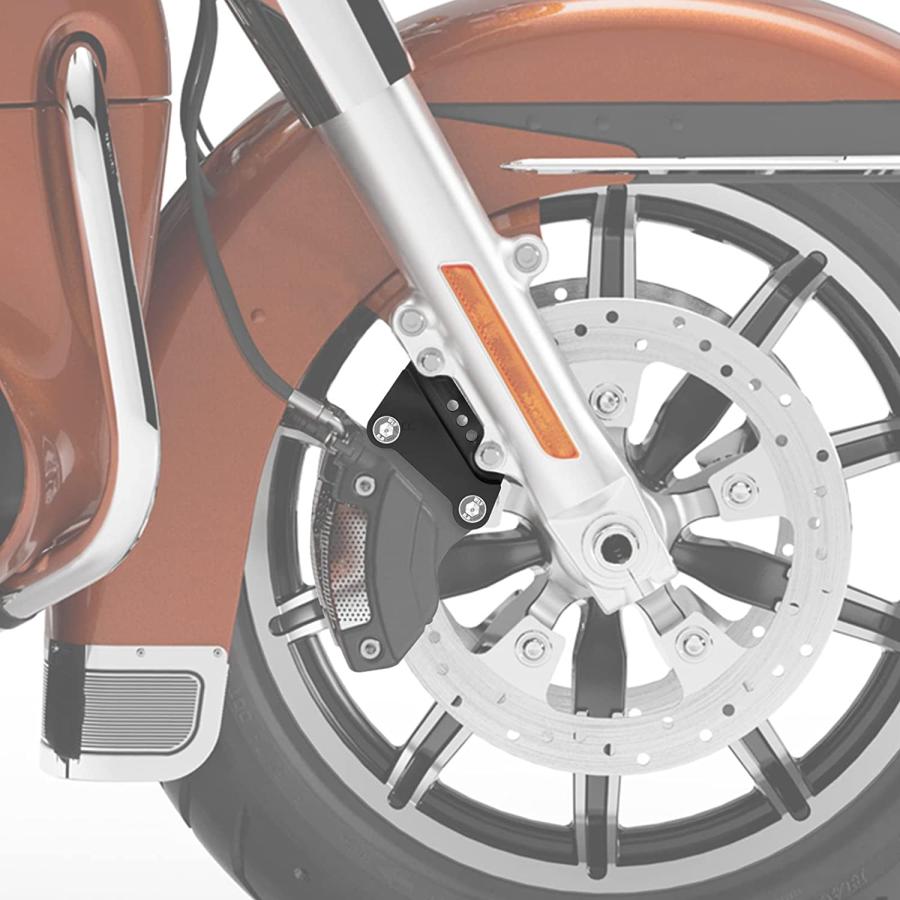 【並行輸入品】Mofun Harley ブレーキ キャリパー 延長ブラケット 13インチ ブレーキローター ハーレーツーリング ロードキング エレクト