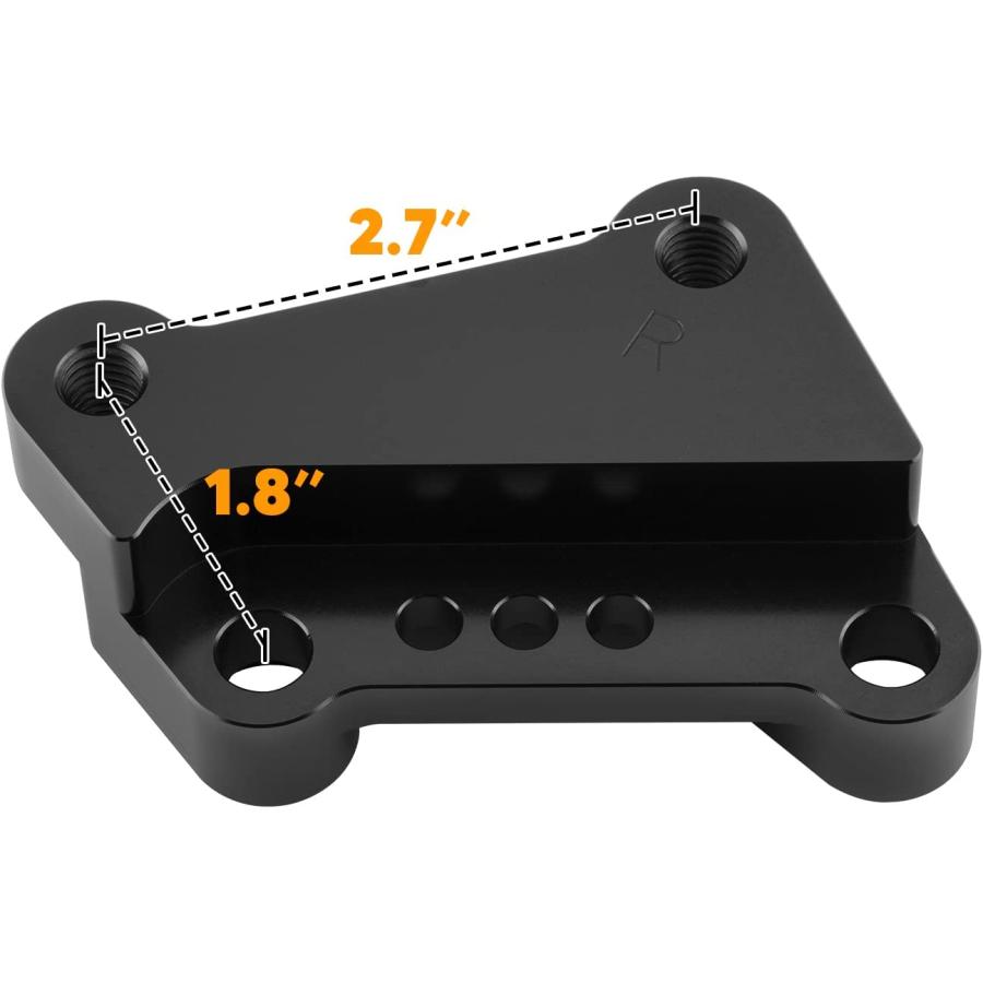 【並行輸入品】Mofun Harley ブレーキ キャリパー 延長ブラケット 13インチ ブレーキローター ハーレーツーリング ロードキング エレクト