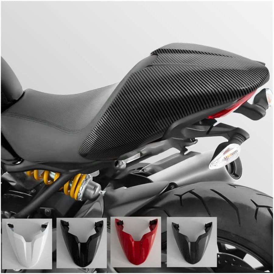 【並行輸入品】XUEFURONG Motorcycle Rear Passenger Pillion Seat Cover Hard Seat Cow_1