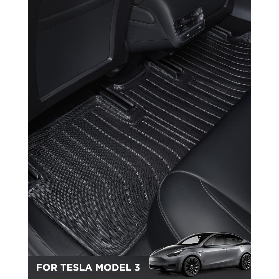 並行輸入品】TAPTES Tesla Model 3 Floor Mats 2023 2022 2021 All Wea 