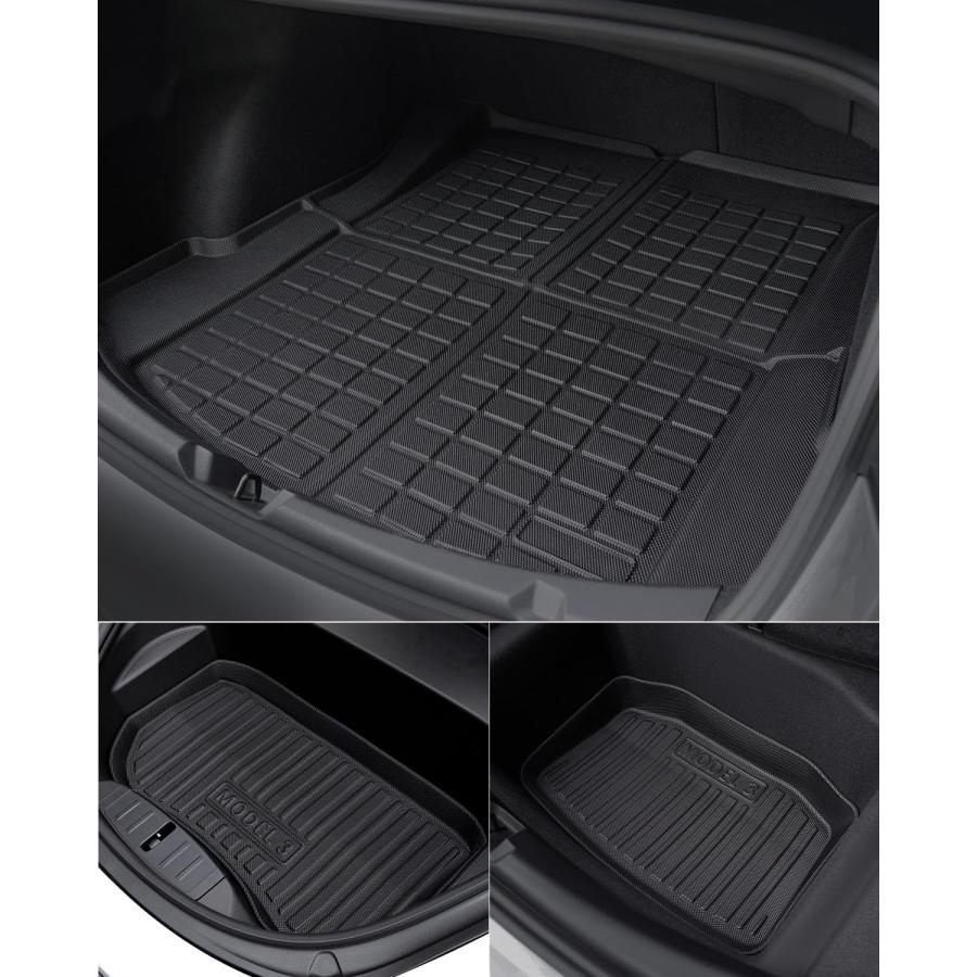 並行輸入品】TAPTES Tesla Model 3 Floor Mats 2023 2022 2021 All Wea 