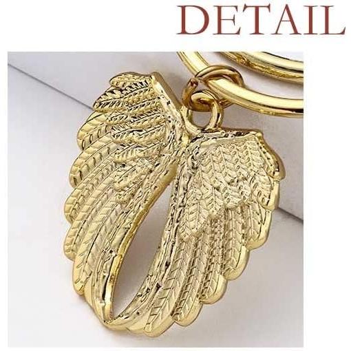 Skeleton Human Body Decoration Pattern Car Keychain Angel Wing Pendant　並行輸入品｜dep-dreamfactory｜04