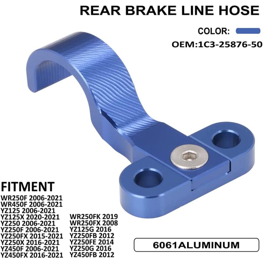 並行輸入品】JFG RACING Motorcycle Brake Hose Snap Rear Brake Line