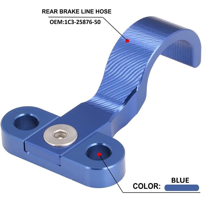 【並行輸入品】JFG RACING Motorcycle Brake Hose Snap Rear Brake Line Hose Snap Clam_2
