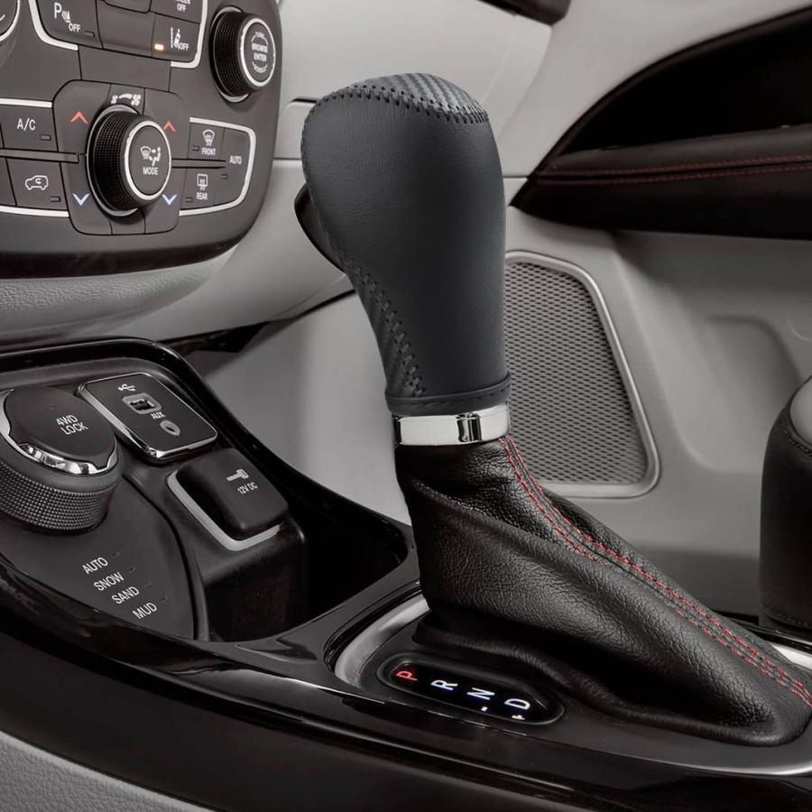 並行輸入品】NUNUMEI 自動車用レザーギアシフトノブカバー