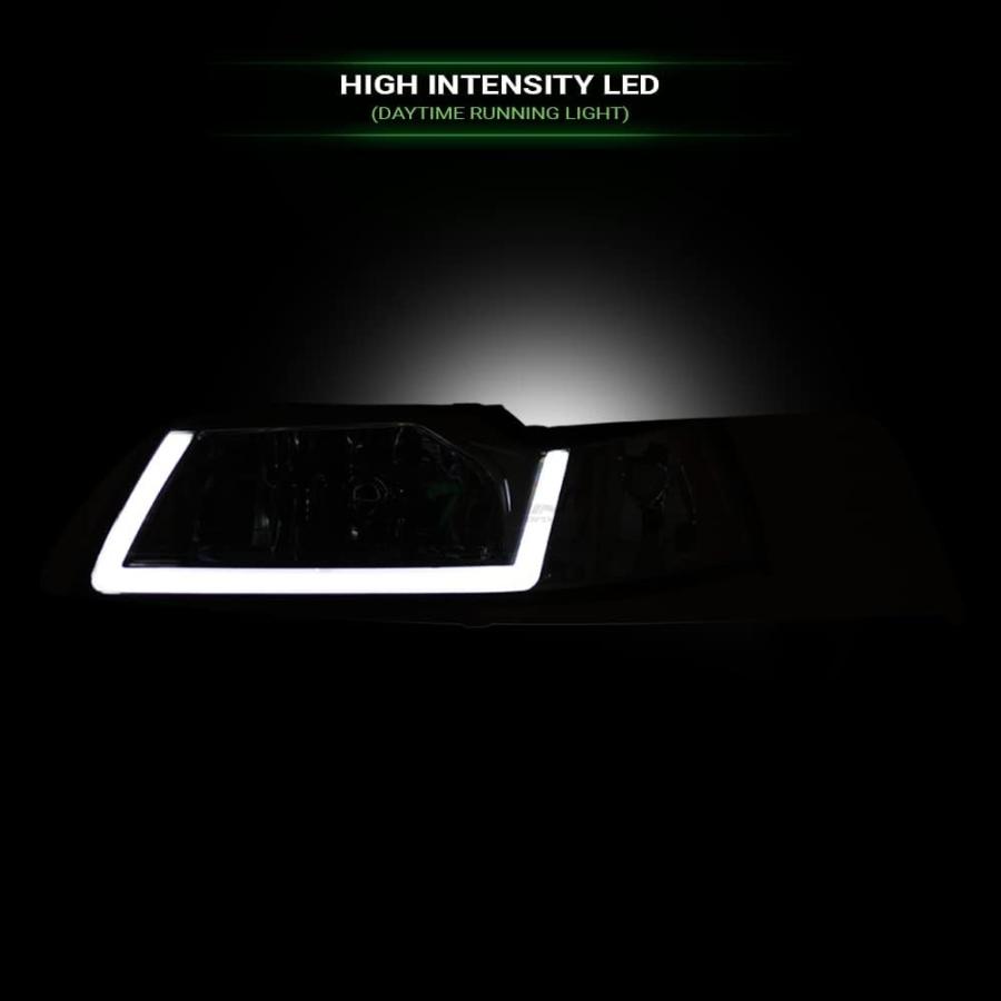 【並行輸入品】TLAPS 7422447035002 Compatible With 1999-2004 Ford Mustang DRL LED Sの画像